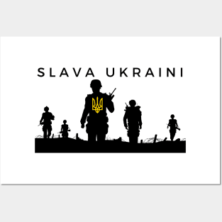 SLAVA UKRAINI Posters and Art